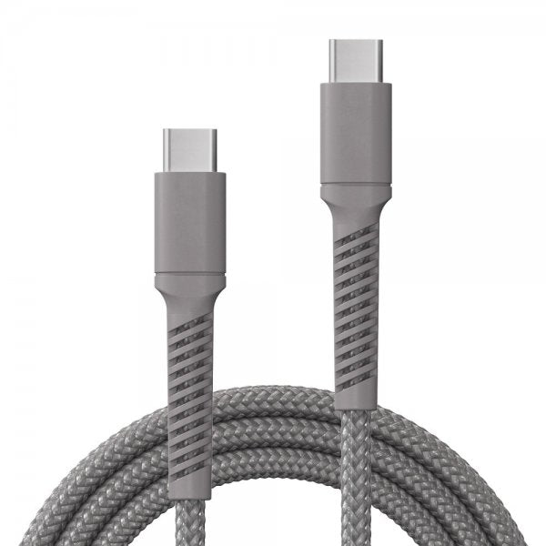 X2O USB-C till USB-C Kabel Longlife 100W 2m Grå