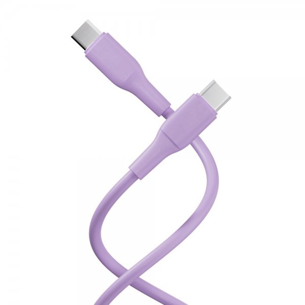 X2O USB-C till USB-C Kabel Superflex 60W 1.5m Rosa