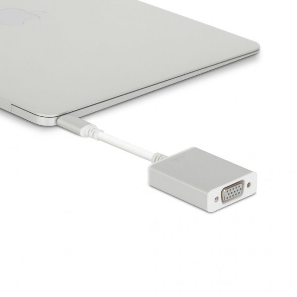 Moshi USB-C till VGA-adapter Silver