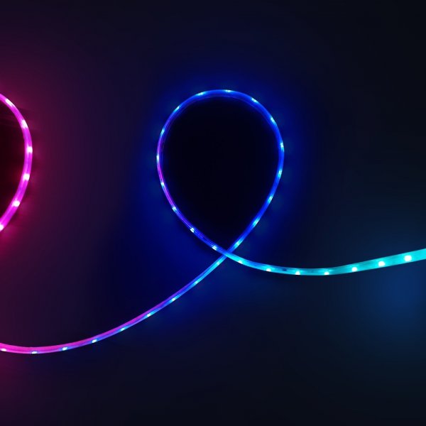 Deltaco Smart Home Utomhus LED-slinga RGB IP65 2x5m