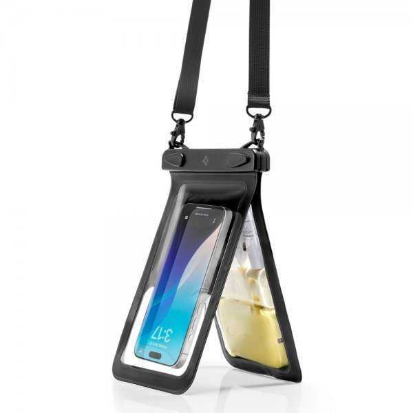 Spigen Vattentåligt Fodral Aqua Shield Dual Pocket Svart
