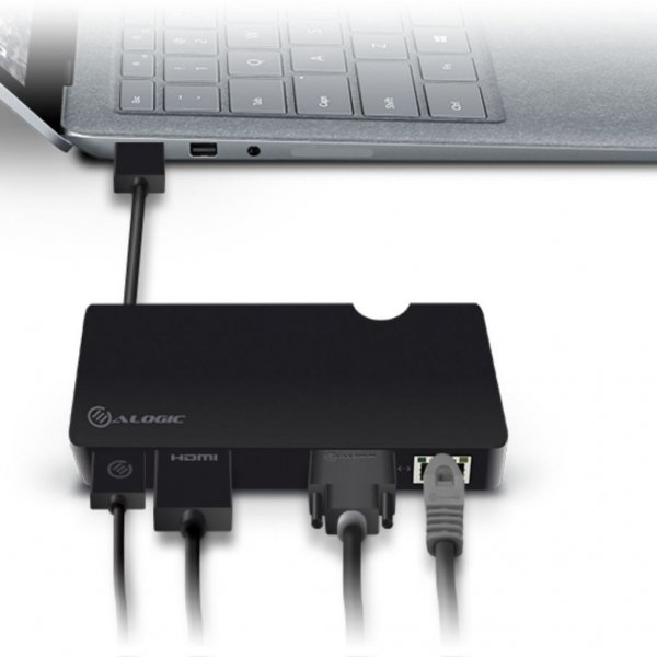 ALOGIC USB 3.0 dockningsstation m. HDMI. VGA. Ethernet och USB