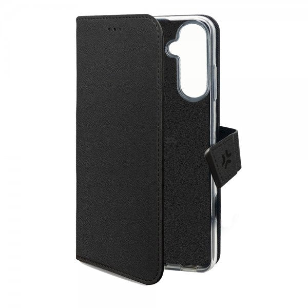 Celly Samsung Galaxy S25 FE Fodral Wally Wallet Case Svart