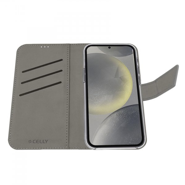 Celly Samsung Galaxy S26 Plus Fodral Wally Wallet Case Svart