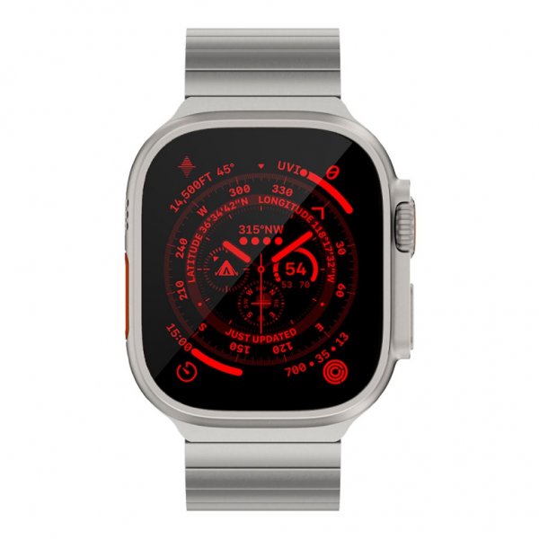 Just Mobile Apple Watch Ultra 49mm Armband Titanium DLC