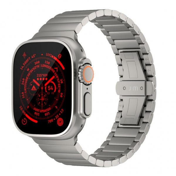 Just Mobile Apple Watch Ultra 49mm Armband Titanium DLC