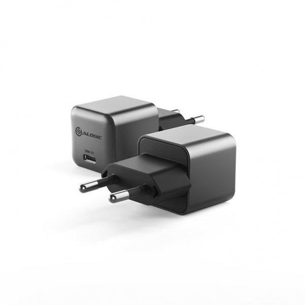 ALOGIC Laddare 30W Rapid Power USB-C MINI GaN Charger Space Grey