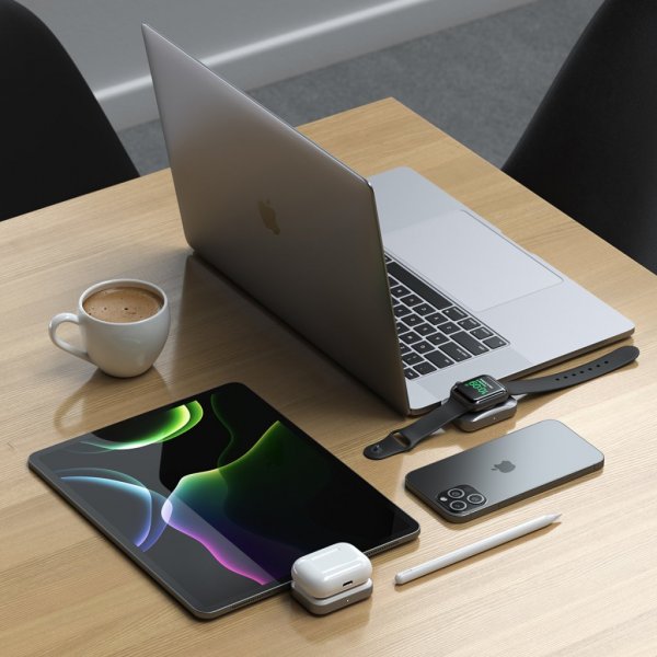 Satechi Dual Sided 2-in-1 USB-C Charger Apple Watch/Airpods