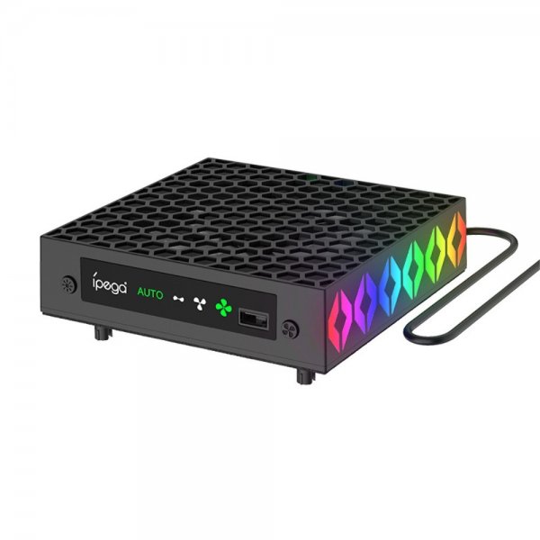 Ipega Xbox Series X Nedkylningsfläkt med RGB och Hörlurshållare