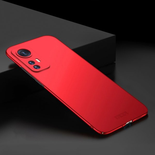 Mofi Xiaomi 12/12X Skal Shield Slim Röd