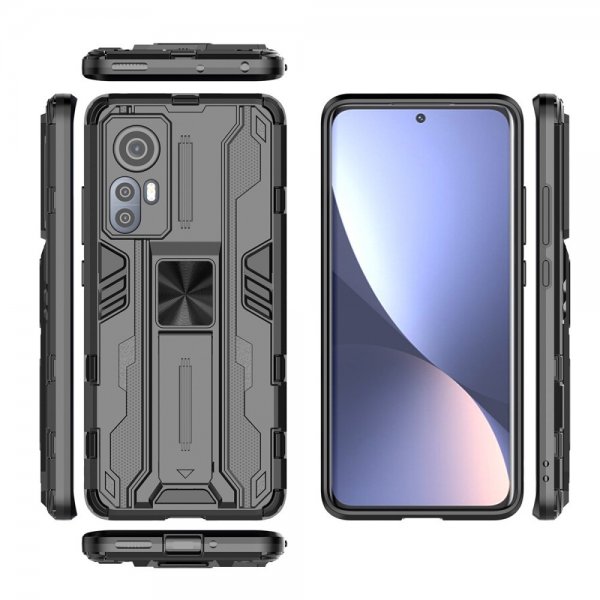 Xiaomi 12/12X Skal Stativfunktion Svart
