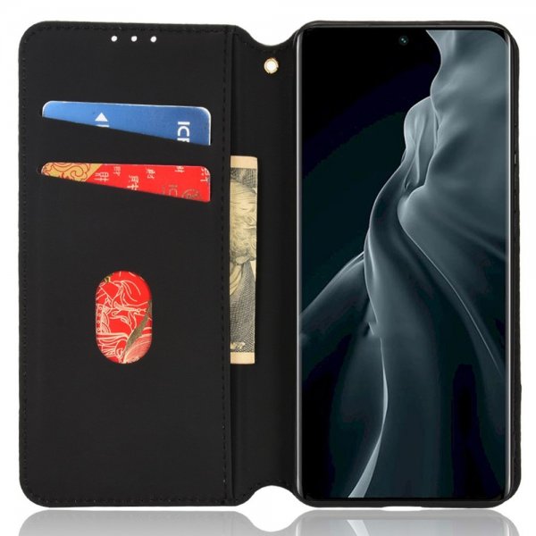 Xiaomi 12 Pro Fodral Rombmönster Lila