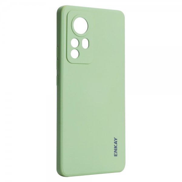 Enkay Xiaomi 12 Pro Skal Silicone Ljusgrön