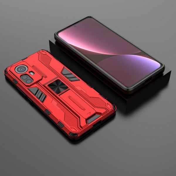 Xiaomi 12 Pro Skal Stativfunktion Röd
