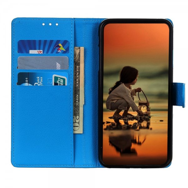 Xiaomi 12T/12T Pro Fodral Litchi Blå