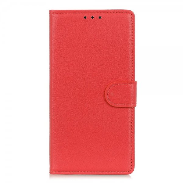 Xiaomi 12T/12T Pro Fodral Litchi Röd