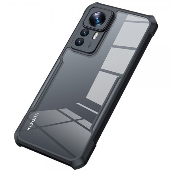 Xiaomi 12T/12T Pro Skal Färgad Kant Transparent