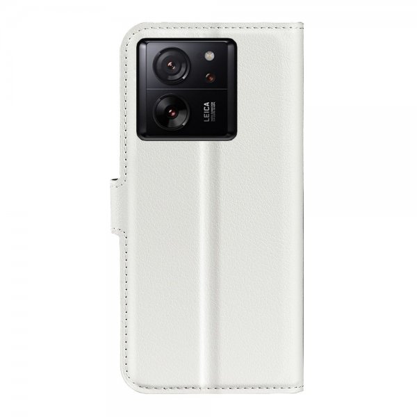 Xiaomi 13T/13T Pro Fodral Litchi Vit