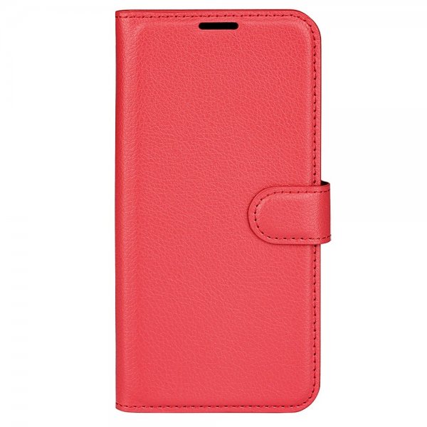 Xiaomi 14 Fodral Litchi Röd