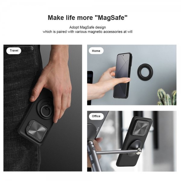 Nillkin Xiaomi 14 Skal CamShield Prop MagSafe Blå