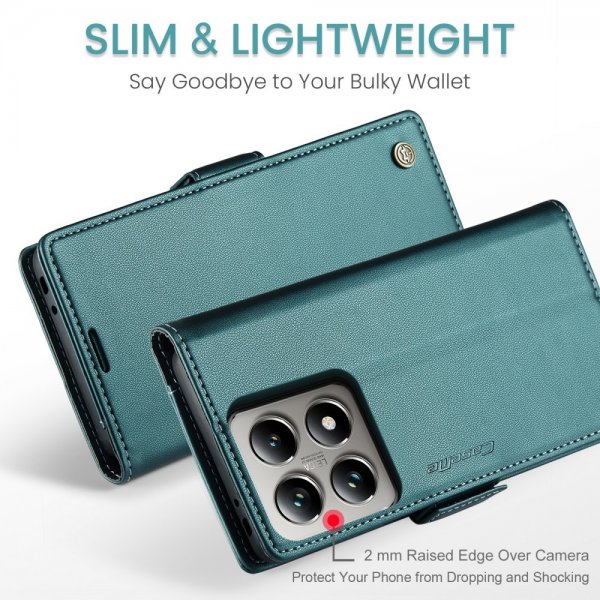 CaseMe Xiaomi 14T Fodral 023 Series Grön