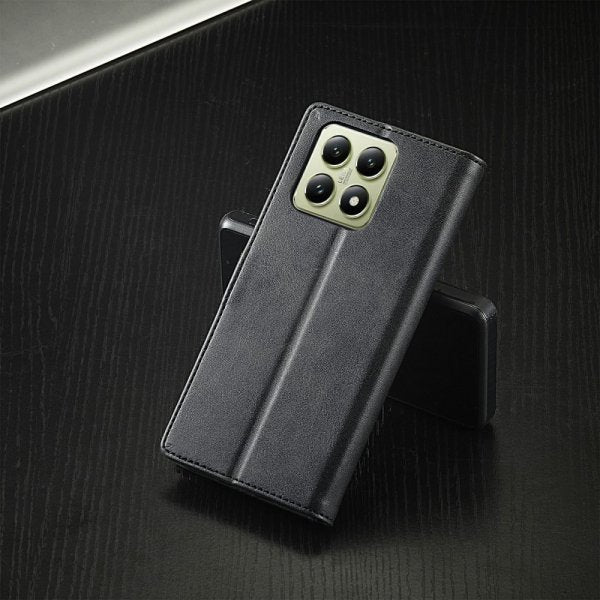 Lc.Imeeke Xiaomi 14T Fodral med Kortfack Stativfunktion Svart