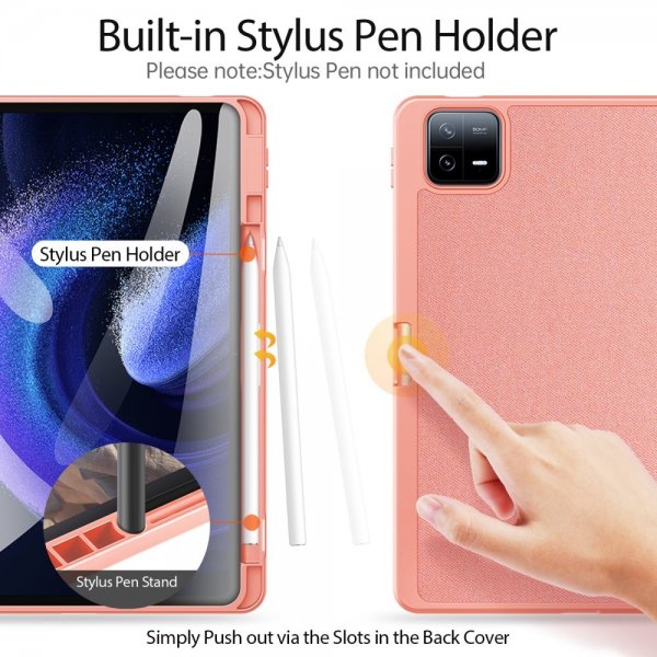 Dux Ducis Xiaomi Pad 6 Fodral DOMO Series Rosa