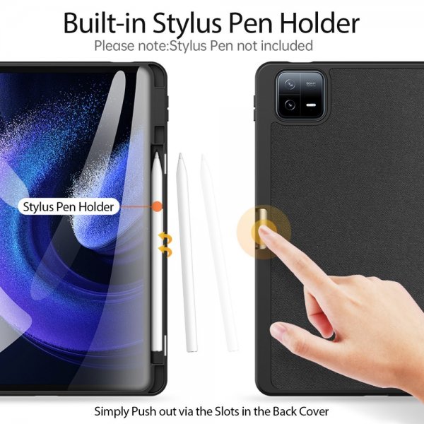 Dux Ducis Xiaomi Pad 6 Fodral DOMO Series Svart