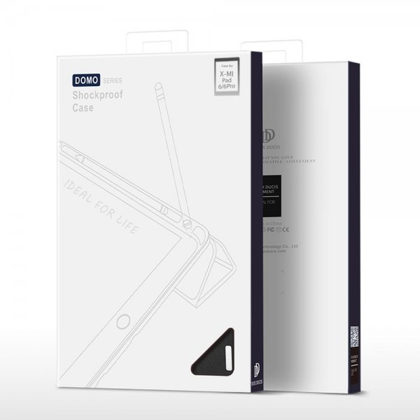 Dux Ducis Xiaomi Pad 6 Fodral DOMO Series Svart