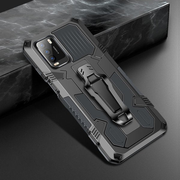 Xiaomi Poco M3 Skal med Bältesclip Grå