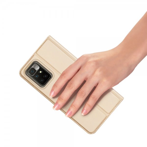 Dux Ducis Xiaomi Redmi 10 Fodral Skin Pro Series Guld