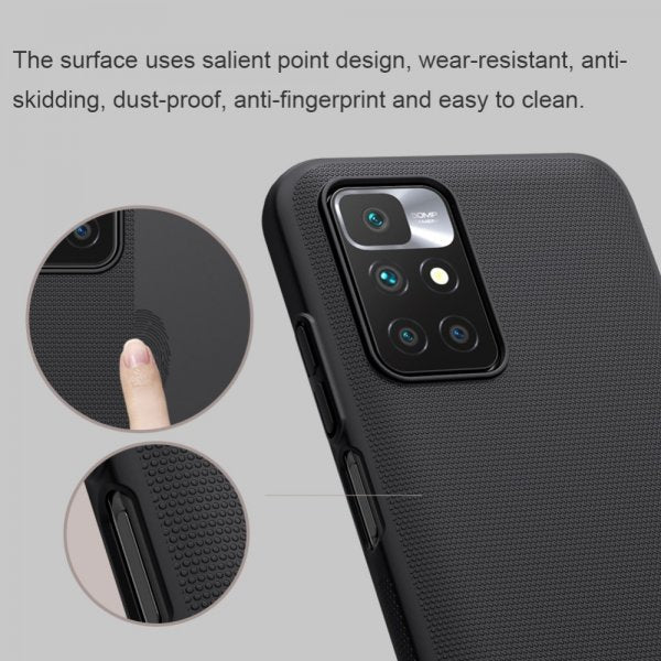 Nillkin Xiaomi Redmi 10 Skal Frosted Shield Röd
