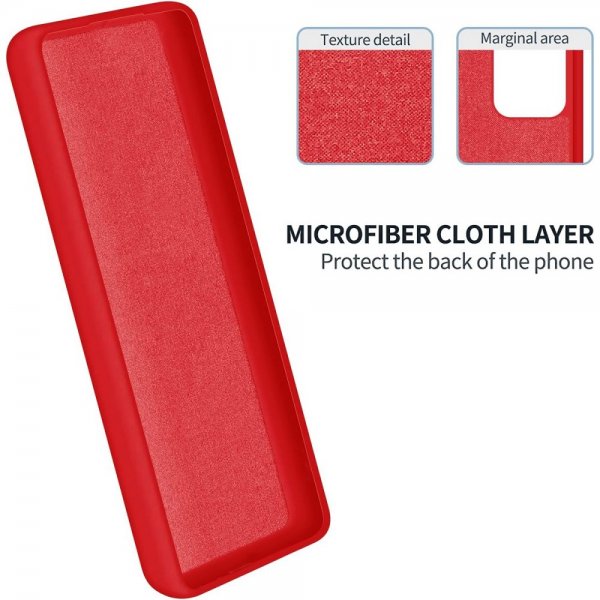 Xiaomi Redmi 12 Skal med Strap Silikon Röd