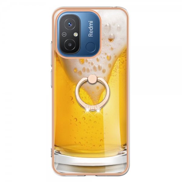 Xiaomi Redmi 12C Skal med Finger Ring Motiv Öl