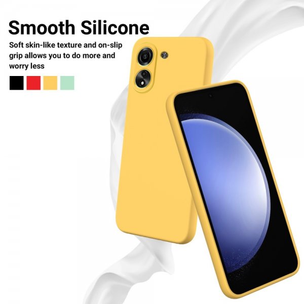 Xiaomi Redmi 13C Skal med Strap Silikon Gul
