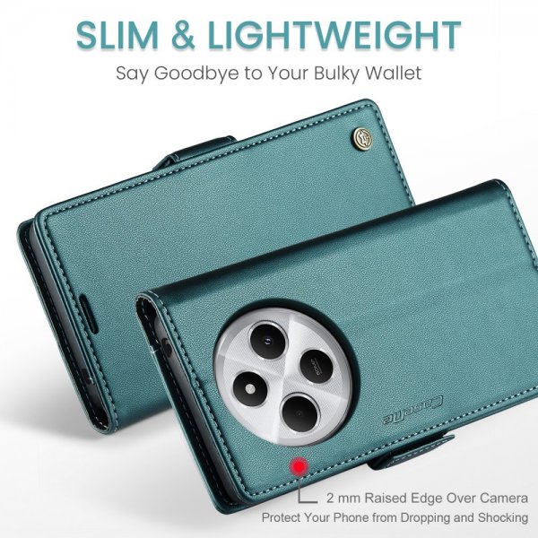 CaseMe Xiaomi Redmi 14C Fodral 023 Series Grön