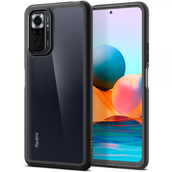 Spigen Xiaomi Redmi Note 10 Pro Skal Ultra Hybrid Matte Black