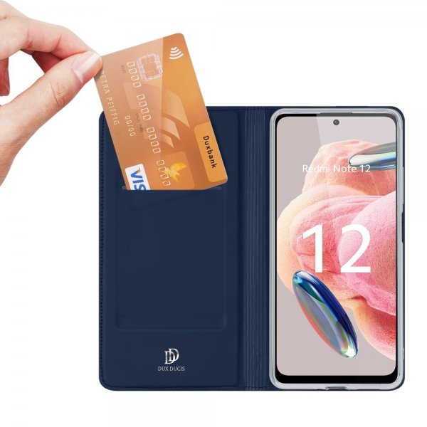 Dux Ducis Xiaomi Redmi Note 12 Fodral Skin Pro Series Blå