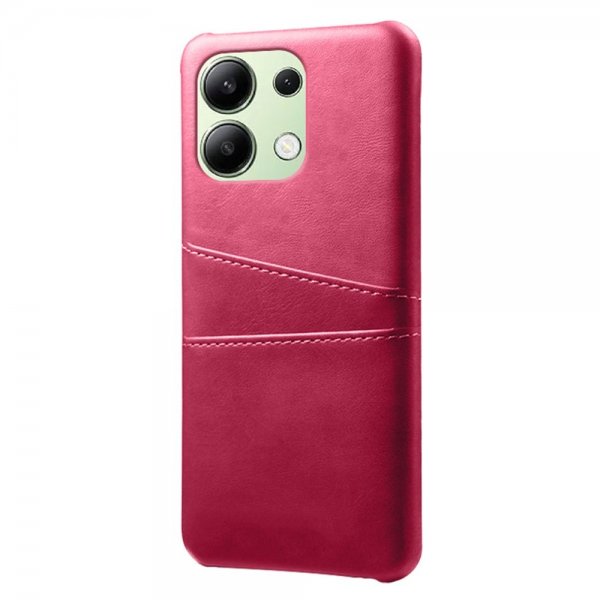 Xiaomi Redmi Note 13 4G Skal med två Kortfack Magenta