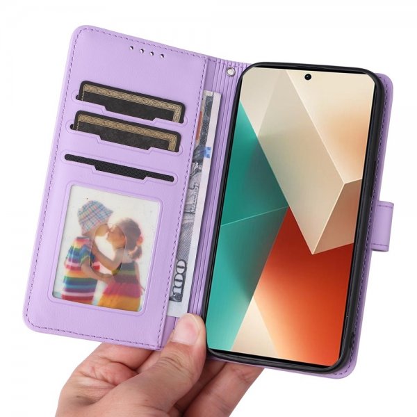 Betopnice Xiaomi Redmi Note 13 5G Fodral med Löstagbart Skal 005 Lila