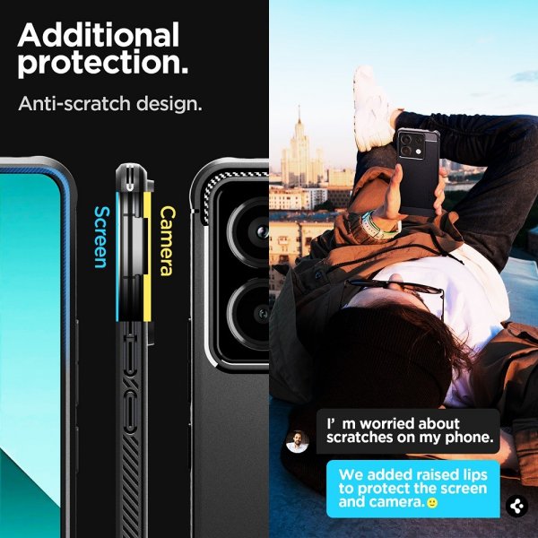 Spigen Xiaomi Redmi Note 13 Pro 5G Skal Rugged Armor Matte Black