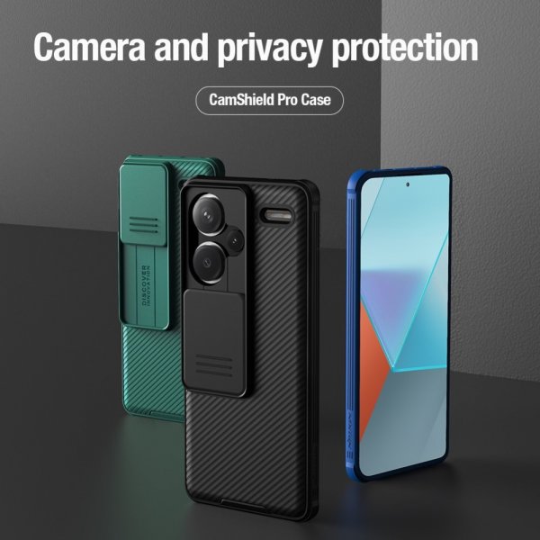 Nillkin Xiaomi Redmi Note 13 Pro Plus 5G Skal CamShield Pro Svart