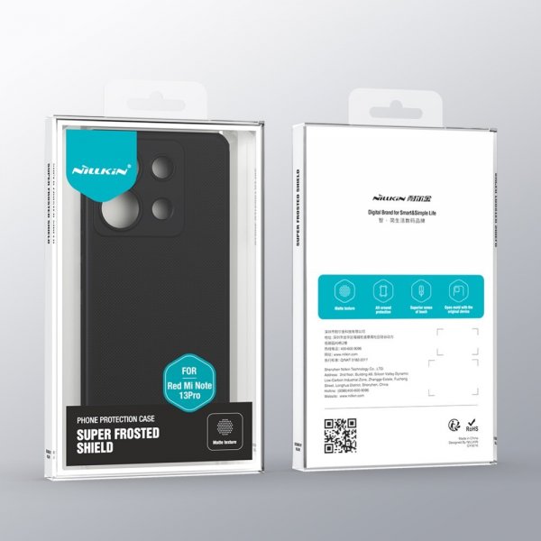 Nillkin Xiaomi Redmi Note 13 Pro 5G Skal Super Frosted Shield Pro Röd