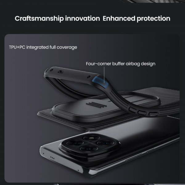 Nillkin Xiaomi Redmi Note 14 Pro Plus 5G Skal CamShield Pro Svart