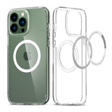 iPhone 11 Pro Max Skal TPU MagSafe Stöttåligt Transparent