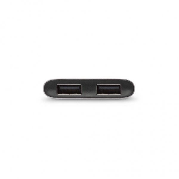 Moshi USB-C to Dual USB-A Adapter Titanium Gray