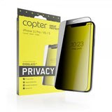 Copter iPhone X/Xs/11 Pro Skärmskydd Exoglass Curved Privacy