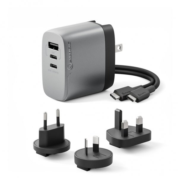 ALOGIC Laddare Rapid Power 67W Multi-Country Travel GaN Charger