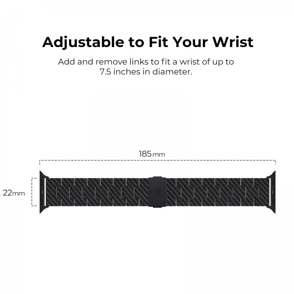 Pitaka Apple Watch Armband Carbon Fiber Watch Band Modern