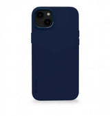 Decoded iPhone 14 Plus Skal Silicone Backcover Navy Peony